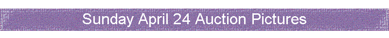 Sunday April 24 Auction Pictures